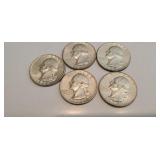 5-1958 Silver Quarters