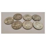 7-1960 Silver Quarters