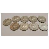 9-1963 Silver Quarters
