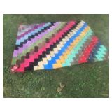 Homemade Quilt some Stains