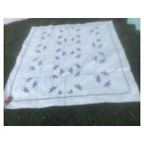 Homemade Quilt some stains