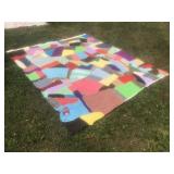 Homemade Quilt some stains