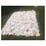 Homemade Quilt some stains
