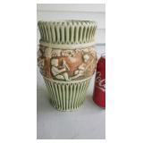 Roseville Danatello Cherub Vase (has hair line