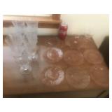Pink Depression, Fostoria Stemware