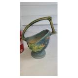 Roseville. 369-6 1/2"  Handel has been cracked &