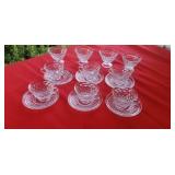 American Fostoria glass.