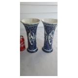 Delft  Golden Crown vases
