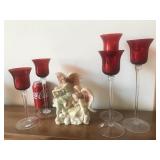 Seraphim Classic Angel & Candle Holders