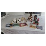 Marble Indian Head book ends  home decor