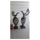 Nippon hand painted ewers