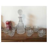 Lead Crystal Liquor Set