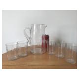 Grape Juice Pitcher & Glasses