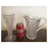 Pitcher & Vase