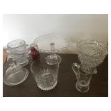 Glassware Cake Stand, Trifle Bowl and more one