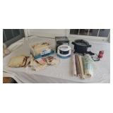 B&D jar opener. Deep fryer. Box of resapies.