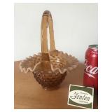 Fenton Hobnail Basket