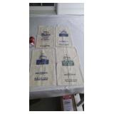 Old advertising seed sacks