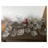 Glassware including Lead Crystal Pitcher