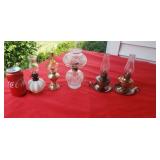 5 miniature  lamps