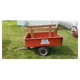 Agri Fab  10 CU. FT.  Lawn steel dump cart.