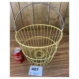 EARLY METAL EGG BASKET