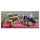 Garden supplies paints rock salt