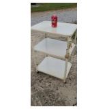 Retro sixties metal kitchen cart.