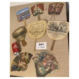 EARLY ADVERTISING FANS