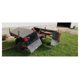 Steel fenders made for goose neck trailer