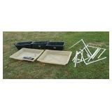 Potting trays for green house.