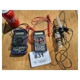 OHM METERS, TEST LIGHTS