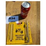 YALE SPRAY SERVICE ADV RAIN GAUGE