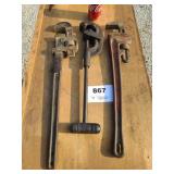 RIDGID 24" PIPE WRENCH24" BLUE GRASS