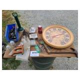 OUTSIDE THERMOMETER, HARDWARE, TOOLS