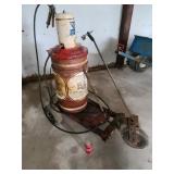 LINCOLN AIR GREASER ON CART