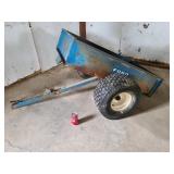 FORD STEEL DUMP LAWN CART