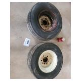 RIDING LAWN MOWER REAR WHEELS