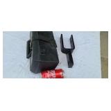 John Deere tractor tool Box and hitch