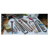 Come along feed scoop tire tools iron worker