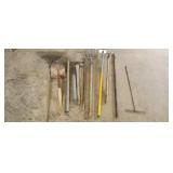 Garden tools  ground probe cheater pipes & more.