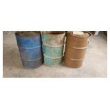 3  30 gal barrels