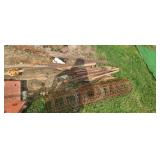 Concrete wire steel fence post scrap metal &