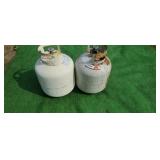 2 propane tanks