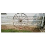 Old steel wheel.
