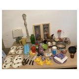 MISC DISHES, BIG EYE PRINTS, DECOR, ETC