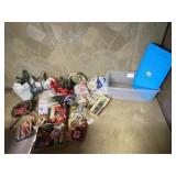 CHRISTMAS ITEMS, ETC AND TOTE