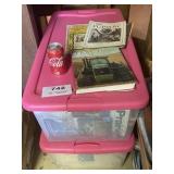 MISC BOOKS AND MAGAZINES IN TOTES