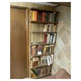 BOOK SHELVES WITH BOOKS