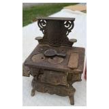 Perfection salesman sample cast iron wood cook